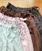 テンセルコットンリネン バルーンパンツ