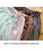 テンセルコットンリネン バルーンパンツ