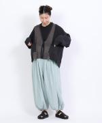 テンセルコットンリネン バルーンパンツ