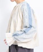 コットンリネン刺繍　ボレロ