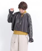 コットンリネン刺繍　ボレロ