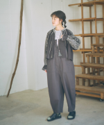 コットンリネン刺繍　ボレロ