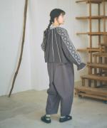 コットンリネン刺繍　ボレロ