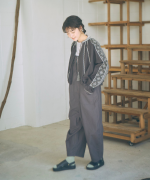 コットンリネン刺繍　ボレロ