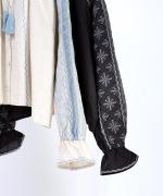 コットンリネン刺繍　ボレロ