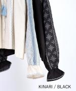 コットンリネン刺繍　ボレロ