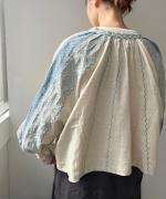 コットンリネン刺繍　ボレロ