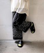 コットンリネン刺繍　パンツ