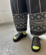 コットンリネン刺繍　パンツ