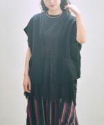 カットワークレース　2wayノースリチュニック