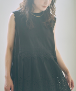 カットワークレース　2wayノースリチュニック