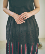 カットワークレース　2wayノースリチュニック