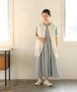 カットワークレース　2wayノースリチュニック