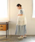 カットワークレース　2wayノースリチュニック