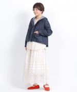 カットワークレース　スカート