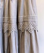 カットワークレース　スカート