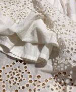 カットワークレース　スカート