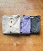 コットンリネンポリ　ベスト