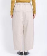 コットンリネンポリ　テーパードパンツ