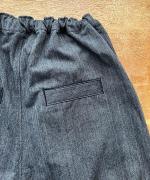 コットンリネンポリ　テーパードパンツ