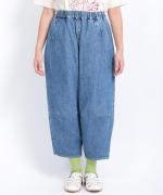 コットンリネンデニム　ティンカーパンツ