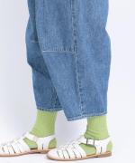 コットンリネンデニム　ティンカーパンツ