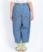 コットンリネンデニム　ティンカーパンツ