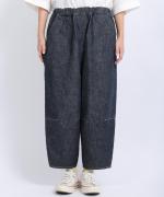 コットンリネンデニム　ティンカーパンツ