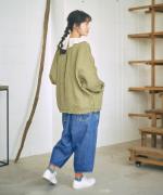 コットンリネンデニム　ティンカーパンツ