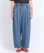 コットンリネンデニム　パンツ