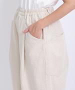 コットンリネンデニム　パンツ