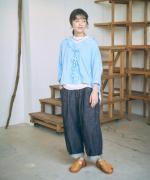 コットンリネンデニム　パンツ