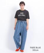 コットンリネンデニム　パンツ