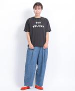 コットンリネンデニム　パンツ