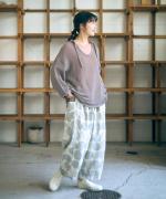 SUISAIジャガード　パンツ