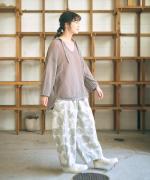 SUISAIジャガード　パンツ