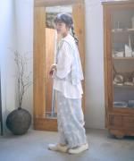 SUISAIジャガード　パンツ