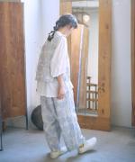 SUISAIジャガード　パンツ