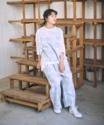 SUISAIジャガード　パンツ