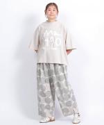 SUISAIジャガード　パンツ