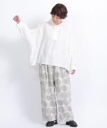 SUISAIジャガード　パンツ