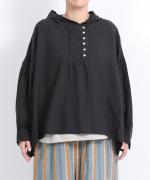 ラミーキャンバス　フードブラウス