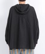 ラミーキャンバス　フードブラウス