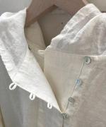 ラミーキャンバス　フードブラウス