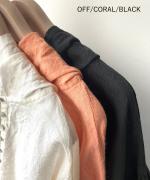 ラミーキャンバス　フードブラウス