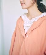 ラミーキャンバス　フードブラウス