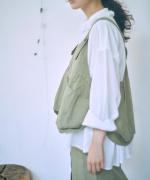 コットンリネンライトチノ　2wayギアベスト