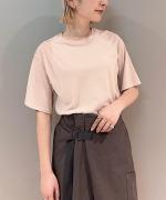 コットンリネンライトチノ　ベルト付きパンツ