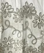 テープ刺繡コットンボイル　ベストプルオーバー