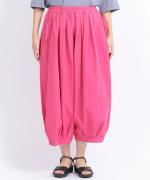 コットンリネンタイプライター　8分丈パンツ